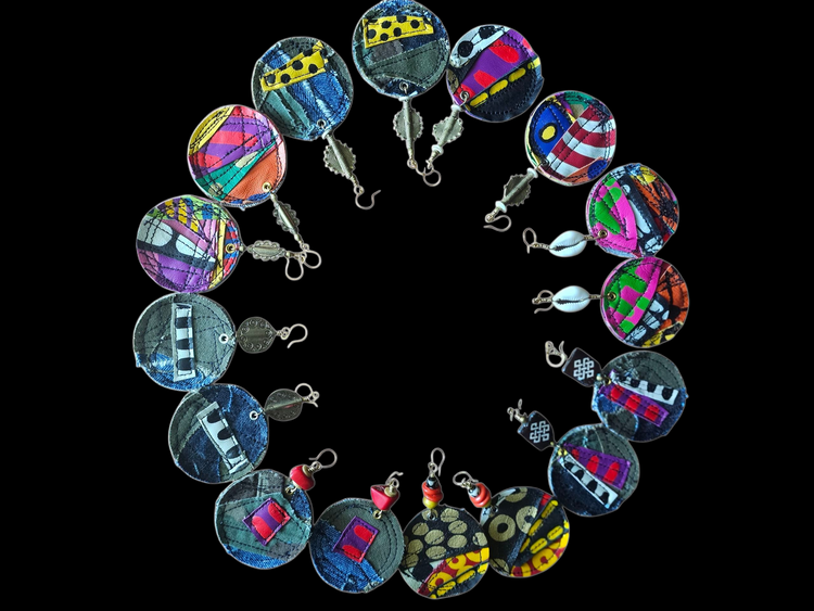 "Color Punch" Dangles