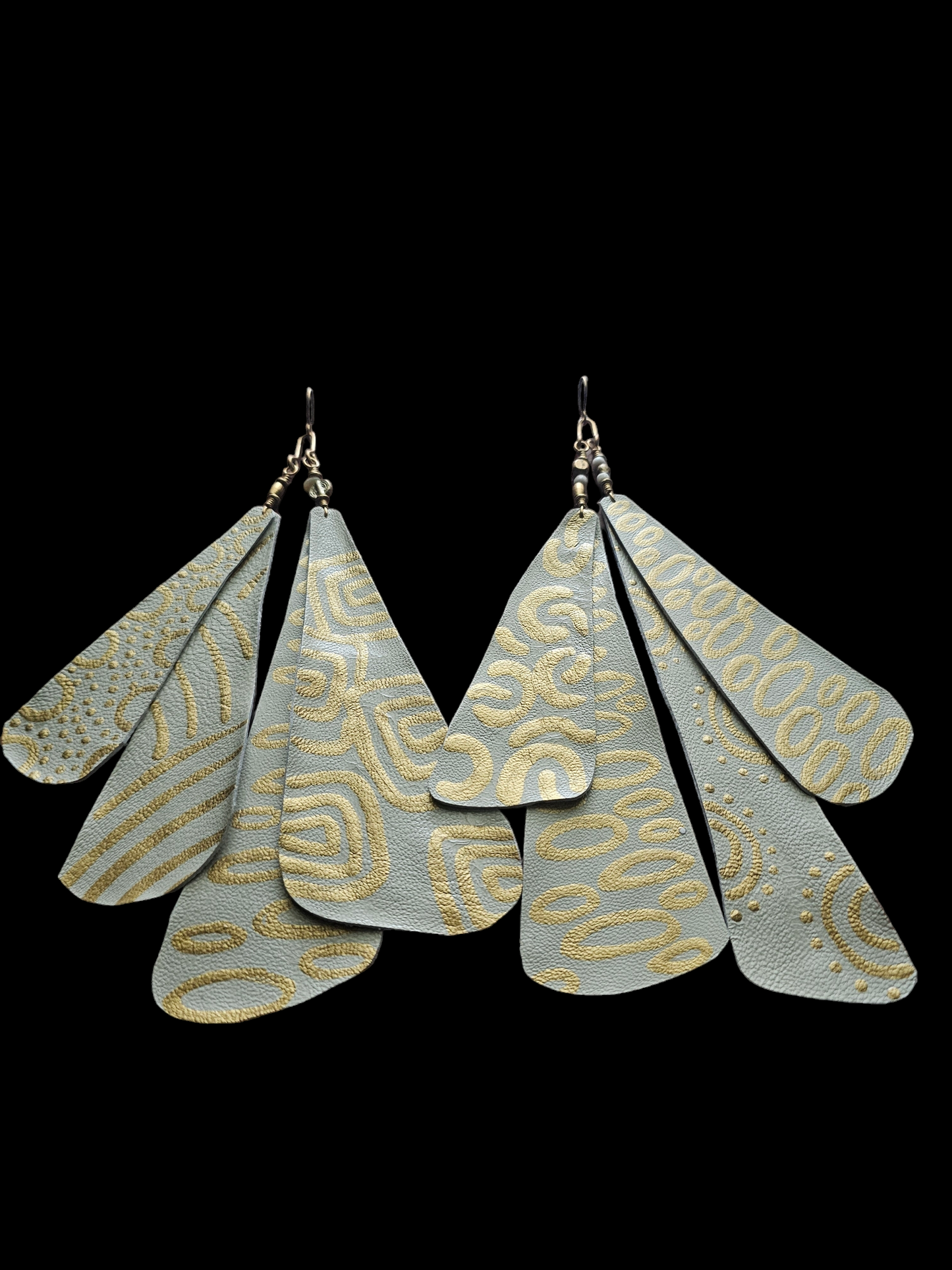 Gilded - #1 (Leather Feather pair)