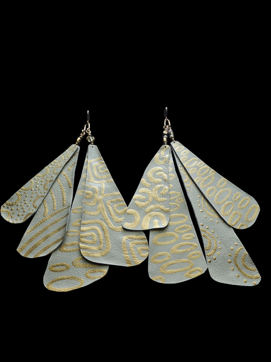 Gilded - #1 (Leather Feather pair)