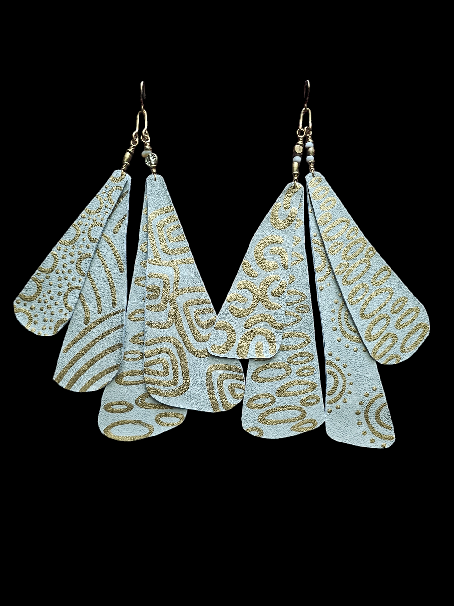 Gilded - #1 (Leather Feather pair)