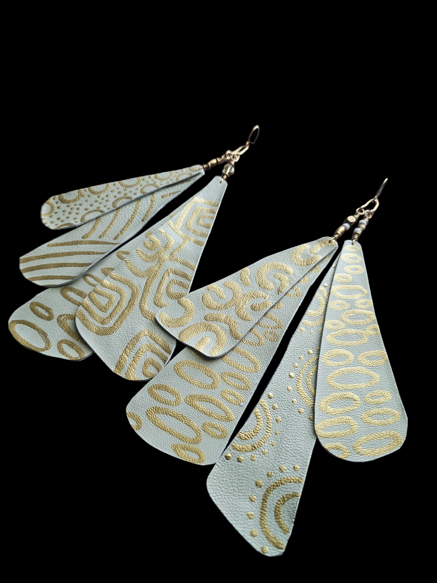 Gilded - #1 (Leather Feather pair)