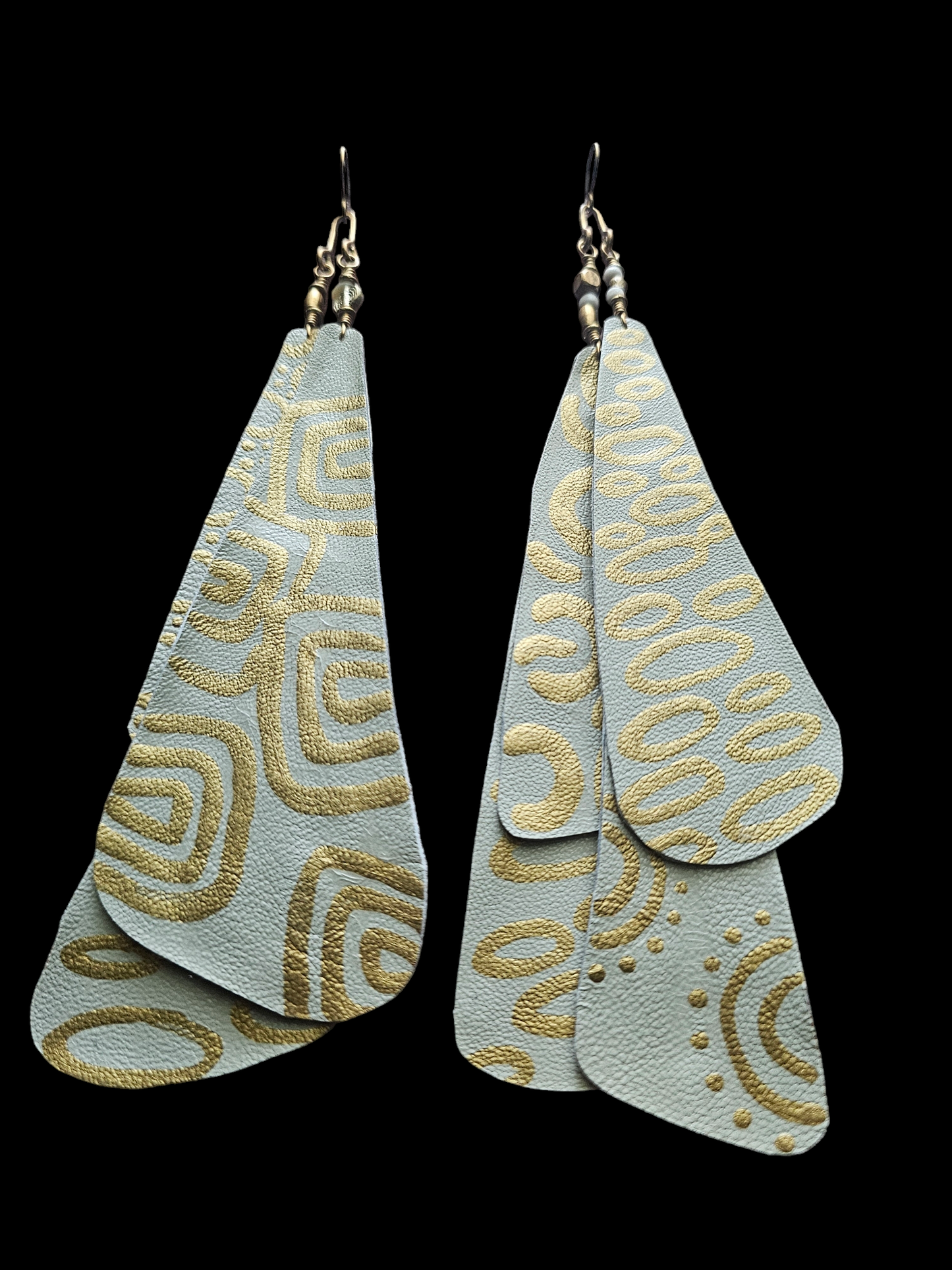 Gilded - #1 (Leather Feather pair)