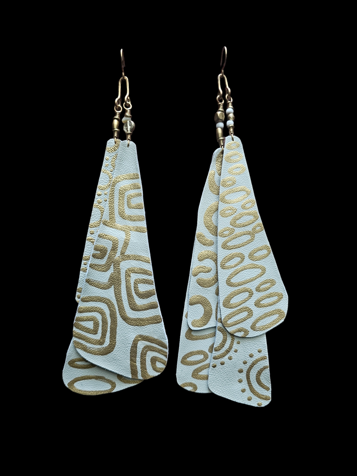 Gilded - #1 (Leather Feather pair)