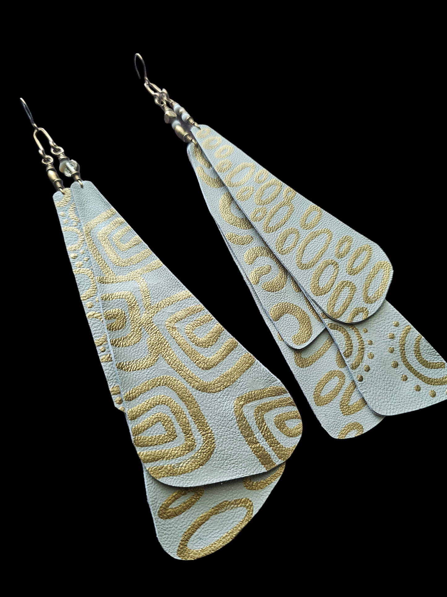 Gilded - #1 (Leather Feather pair)