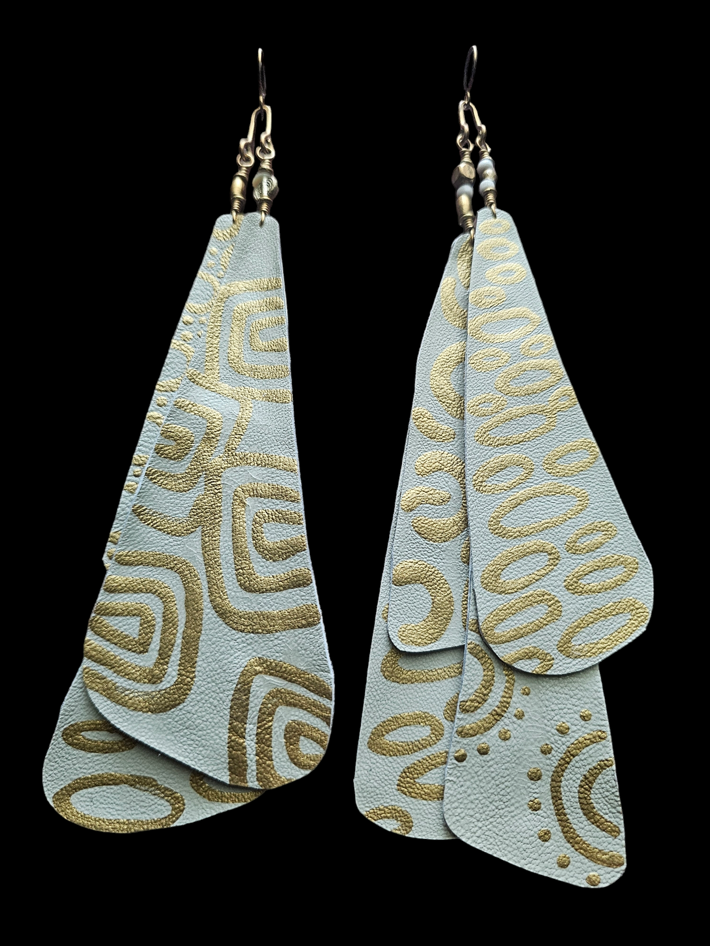 Gilded - #1 (Leather Feather pair)