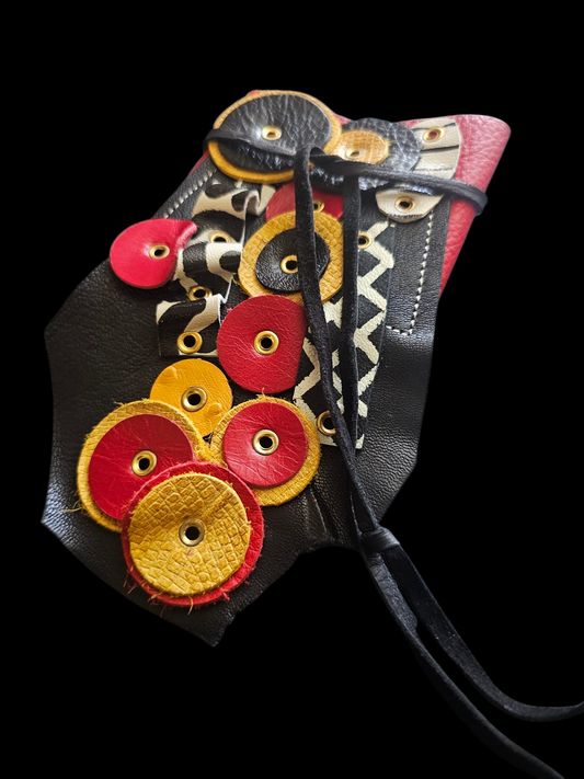 Leather Wrist Cuff #4